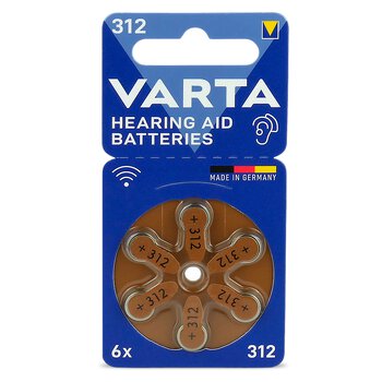60 x baterie do aparatów słuchowych Varta 312 60 x baterie do aparatów słuchowych Varta 312