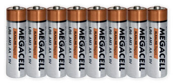 bateria alkaliczna Megacell LR6 AA - 8 sztuk