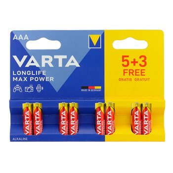 160 x baterie AAA / LR03 Varta Max Power 4703 (Max Tech)