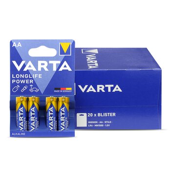 80 x Varta Longlife Power LR6/AA 4906 (High Energy)