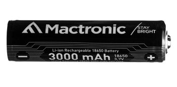 Akumulator 18650 Li-ion Mactronic 3000 mAh do latarek Black Eye