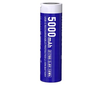 akumulator z zabezpieczeniem XTAR 21700 5000mAh USB-C akumulator z zabezpieczeniem XTAR 21700 5000mAh USB-C