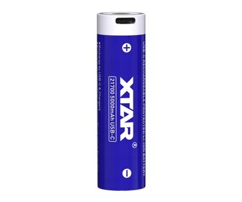 akumulator z zabezpieczeniem XTAR 21700 5000mAh USB-C akumulator z zabezpieczeniem XTAR 21700 5000mAh USB-C