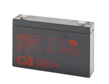 akumulator żelowy AGM CSB HRL634WF2 6V 9Ah akumulator żelowy AGM CSB HRL634WF2 6V 9Ah