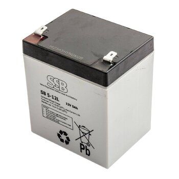 akumulator żelowy AGM SSB SB 5-12L 12V 5Ah T2 akumulator żelowy AGM SSB SB 5-12L 12V 5Ah T2
