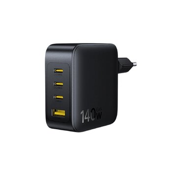 Baseus GaN EnerFill FH11 E0121J00 140W szybka ładowarka sieciowa z 3 gniazdami USB-C PD oraz USB Baseus GaN EnerFill FH11 E0121J00 140W szybka ładowarka sieciowa z 3 gniazdami USB-C PD oraz USB