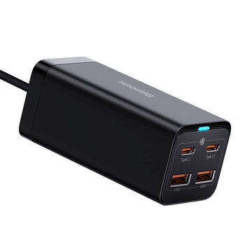 Baseus GaN3 Pro CCGP000101 100W szybka ładowarka sieciowa z 2 gniazdami USB-C PD oraz 2 gniazdami USB Baseus GaN3 Pro CCGP000101 100W szybka ładowarka sieciowa z 2 gniazdami USB-C PD oraz 2 gniazdami USB