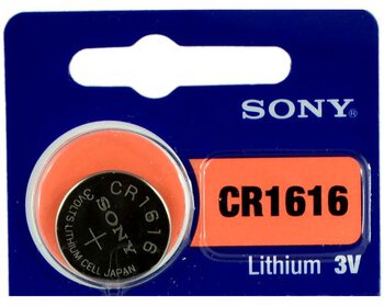 bateria litowa mini Sony CR1616