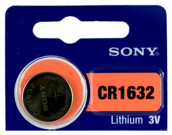 bateria litowa mini Sony CR1632