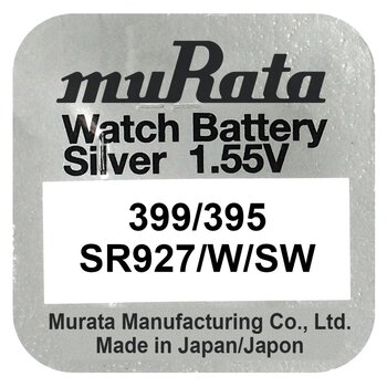 bateria srebrowa mini Murata 395 / 399 / SR927SW / SR927W / SR57