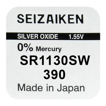 bateria srebrowa mini Seizaiken / SEIKO 390 / SR1130SW / SR54