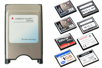czytnik kart pamięci CF na PCMCIA