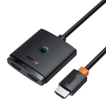 Dwukierunkowy rozdzielacz / splitter HDMI 4K 60Hz 1m Baseus AirJoy B01331105111-01