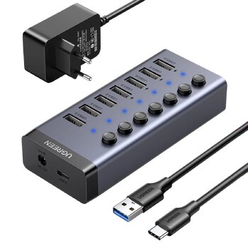 Hub USB 3.0 7-portowy UGREEN CM481 90307 Hub USB 3.0 7-portowy UGREEN CM481 90307