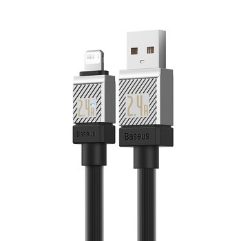 Kabel przewód USB - Lightning / iPhone 200cm Baseus CoolPlay CAKW000501 z obsługą szybkiego ładowania 2.4A