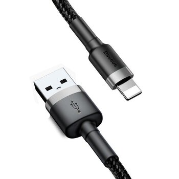 Kabel przewód USB - Lightning / iPhone 200cm Baseus Cafule CALKLF-CG1 z obsługą szybkiego ładowania 1,5A