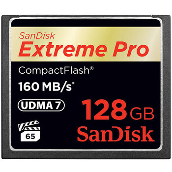Karta pamięci SanDisk Compact Flash Extreme PRO 128GB (CF) 160MB/s 1067x