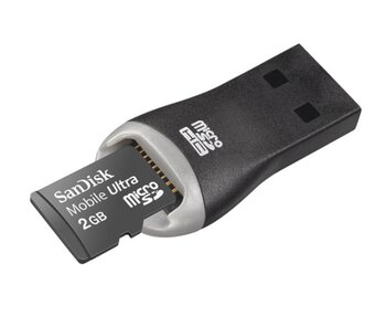 karta pamięci SanDisk MicroSD Mobile Ultra 2GB + czytnik USB