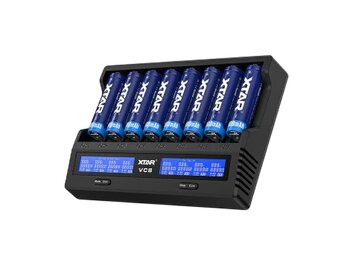 Ładowarka do akumulatorów 3.7V/1.2V XTAR VC8 USB-C Ładowarka do akumulatorów 3.7V/1.2V XTAR VC8 USB-C