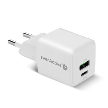 Ładowarka sieciowa do telefonu / smartfona everActive SC-330Q z gniazdem USB QC3.0/PD