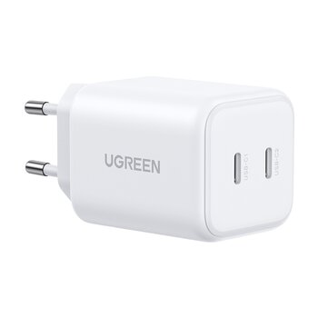 Ładowarka sieciowa do telefonu / smartfona UGREEN 45W 2x USB-C X526 65154 Ładowarka sieciowa do telefonu / smartfona UGREEN 45W 2x USB-C X526 65154