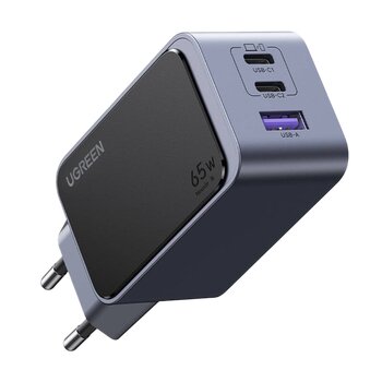 Ładowarka sieciowa do telefonu / smartfona UGREEN 65W 2x USB-C 1x USB-A X553 35042 Ładowarka sieciowa do telefonu / smartfona UGREEN 65W 2x USB-C 1x USB-A X553 35042