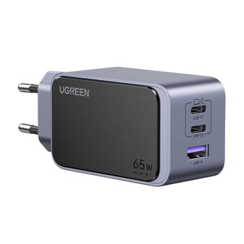 Ładowarka sieciowa do telefonu / smartfona UGREEN 65W 2x USB-C 1x USB-A X553 35042 Ładowarka sieciowa do telefonu / smartfona UGREEN 65W 2x USB-C 1x USB-A X553 35042