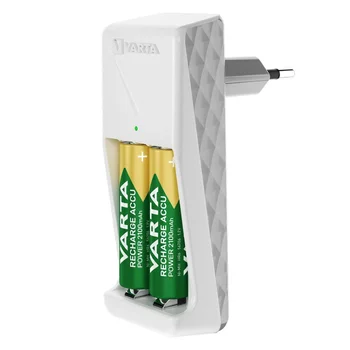Ładowarka Varta MINI CHARGER + 2x akumulatorki AA 2100mAh 57656 Ładowarka Varta MINI CHARGER + 2x akumulatorki AA 2100mAh 57656