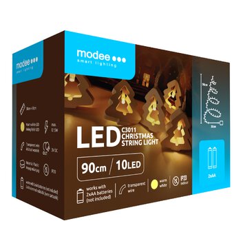Lampki choinki BAT modee 0,9m WARM 10LED ML-C3011 Lampki choinki BAT modee 0,9m WARM 10LED ML-C3011