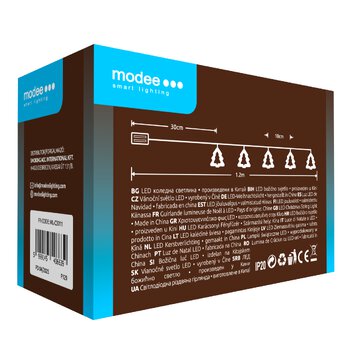 Lampki choinki BAT modee 0,9m WARM 10LED ML-C3011 Lampki choinki BAT modee 0,9m WARM 10LED ML-C3011