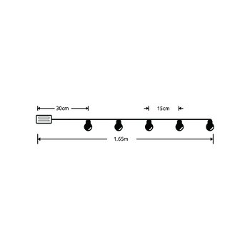 Lampki renifer BAT modee 1,35m WARM 10LED ML-C1014