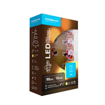 Lampki mikołaje BAT modee 0,9m WARM 10LED ML-C3013 Lampki mikołaje BAT modee 0,9m WARM 10LED ML-C3013