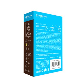 Lampki gwiazd. BAT modee 0,9m WARM 10LED ML-C3016 Lampki gwiazd. BAT modee 0,9m WARM 10LED ML-C3016