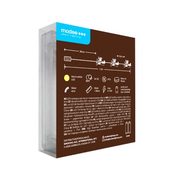 Lampki mikołaje BAT Modee 0,9m 10LED barwa ciepła ML-C3020 Lampki mikołaje BAT Modee 0,9m 10LED barwa ciepła ML-C3020