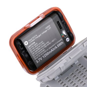 latarka czołowa Mactronic VAYA AHL0091 pomarańczowa latarka czołowa Mactronic VAYA AHL0091 pomarańczowa