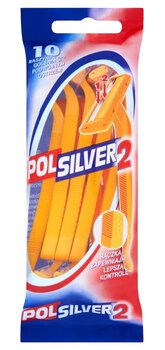 Maszynki jednorazowe Polsilver 10szt Maszynki jednorazowe Polsilver 10szt