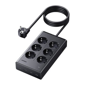 Listwa zasilająca 6g UGREEN S622 75141 1.5m - 6niazd AC, 1xUSB-C, 3xUSB-A 20W Listwa zasilająca 6g UGREEN S622 75141 1.5m - 6niazd AC, 1xUSB-C, 3xUSB-A 20W