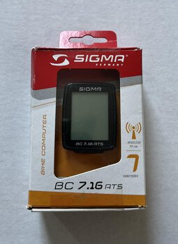 OUTLET Bezprzewodowy licznik rowerowy / komputer Sigma BC 7.16 ATS 07162