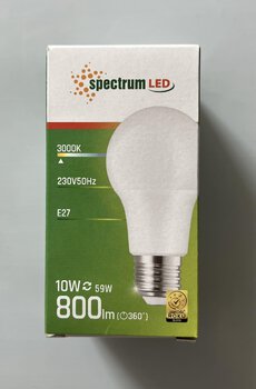 OUTLET Żarówka LED E27 10W bańka Spectrum WOJ13902