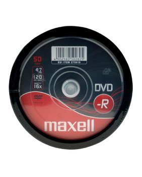 Płyty DVD-R 4,7GB 16X MAXELL 275610 cake 50 Płyty DVD-R 4,7GB 16X MAXELL 275610 cake 50