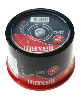 Płyty DVD-R 4,7GB 16X MAXELL 275610 cake 50 Płyty DVD-R 4,7GB 16X MAXELL 275610 cake 50