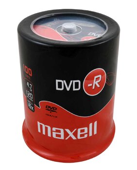 Płyty DVD-R 4,7GB 16X MAXELL 275611 cake 100 Płyty DVD-R 4,7GB 16X MAXELL 275611 cake 100