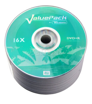 Płyty DVD+R 4,7GB 16X Traxdata ValuePack 50szt.