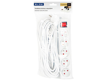 Przedłużacz sieciowy 5G 10M biały Blow 98-790# Przedłużacz sieciowy 5G 10M biały Blow 98-790#