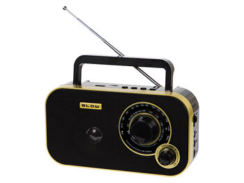 Radio analogowe przenośne Blow 77-542# złote Radio analogowe przenośne Blow 77-542# złote