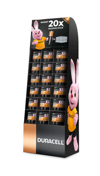 Ekspozytor Duracell - 96 x AA 4BL + 48 x AAA 4BL Ekspozytor Duracell - 96 x AA 4BL + 48 x AAA 4BL