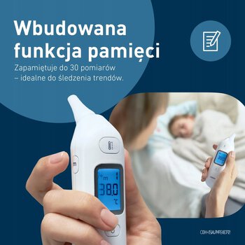 Termometr do ucha na podczerwień OMRON GENTLE TEMP 533 MC-E533-E Termometr do ucha na podczerwień OMRON GENTLE TEMP 533 MC-E533-E