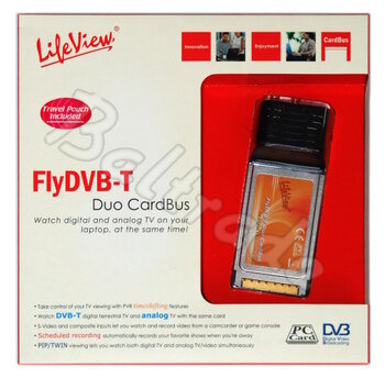 Tuner TV Lifeview FlyDVB-T DUO na PCMCIA