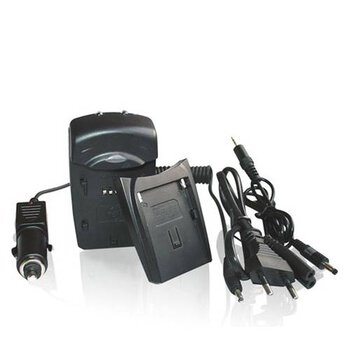 Whitenergy Ładowarka dla JVC VF808 z wymiennym adapterem (06356)