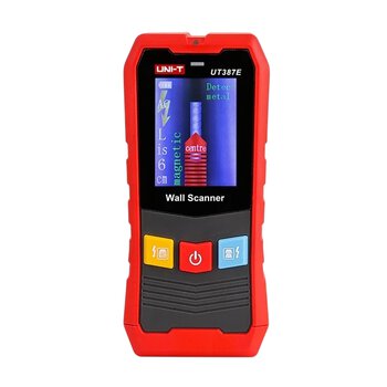 Wykrywacz metali, drewna i napięcia UT387E Uni-T Wykrywacz metali, drewna i napięcia UT387E Uni-T